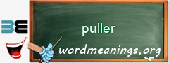WordMeaning blackboard for puller